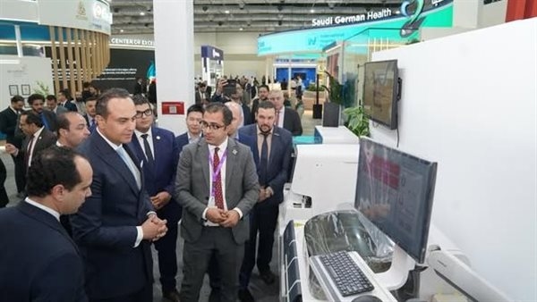 "السبكي" يستقبل رئيس "صحة النواب" في "Africa Health Excon 2025"