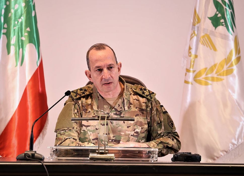 قائد الجيش: المسّ بالأمن ممنوع