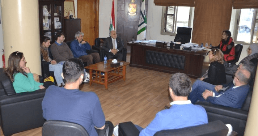 يمق عرض مع وفد أممي مشروع ترميم قلعة طرابلس: لاستصدار قوانين تحمي الابنية الاثرية