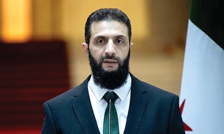 الشرع: لا يخشى الحرب مع إسرائيل ويكلف الدروز بحفظ الأمن في السويداء
