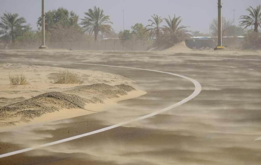 "الوطني للأرصاد" يحذر من نشاط الرياح المثيرة للغبار