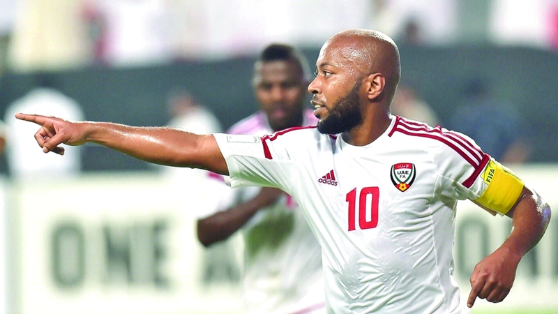 19 لاعباً يمثلون منتخب الإمارات في بطولة «أساطير الخليج»