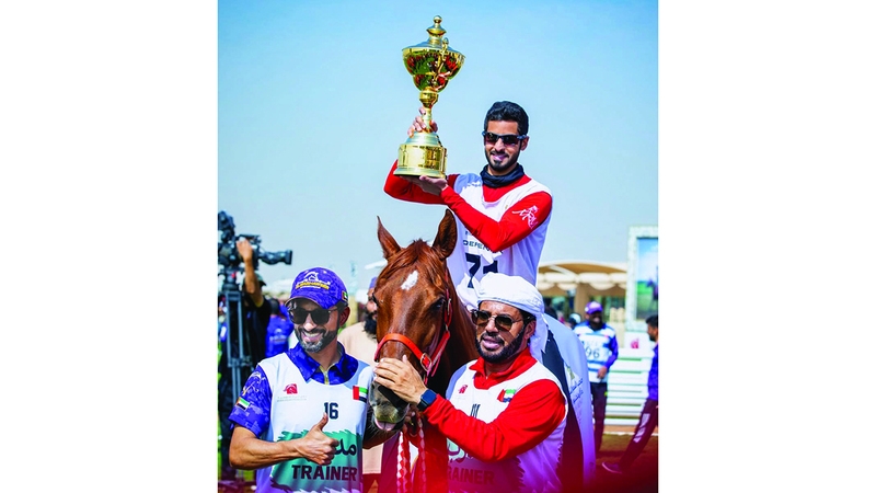 سيف المزروعي ينتزع «كأس جميلتي» في «مهرجان محمد بن راشد للقدرة»