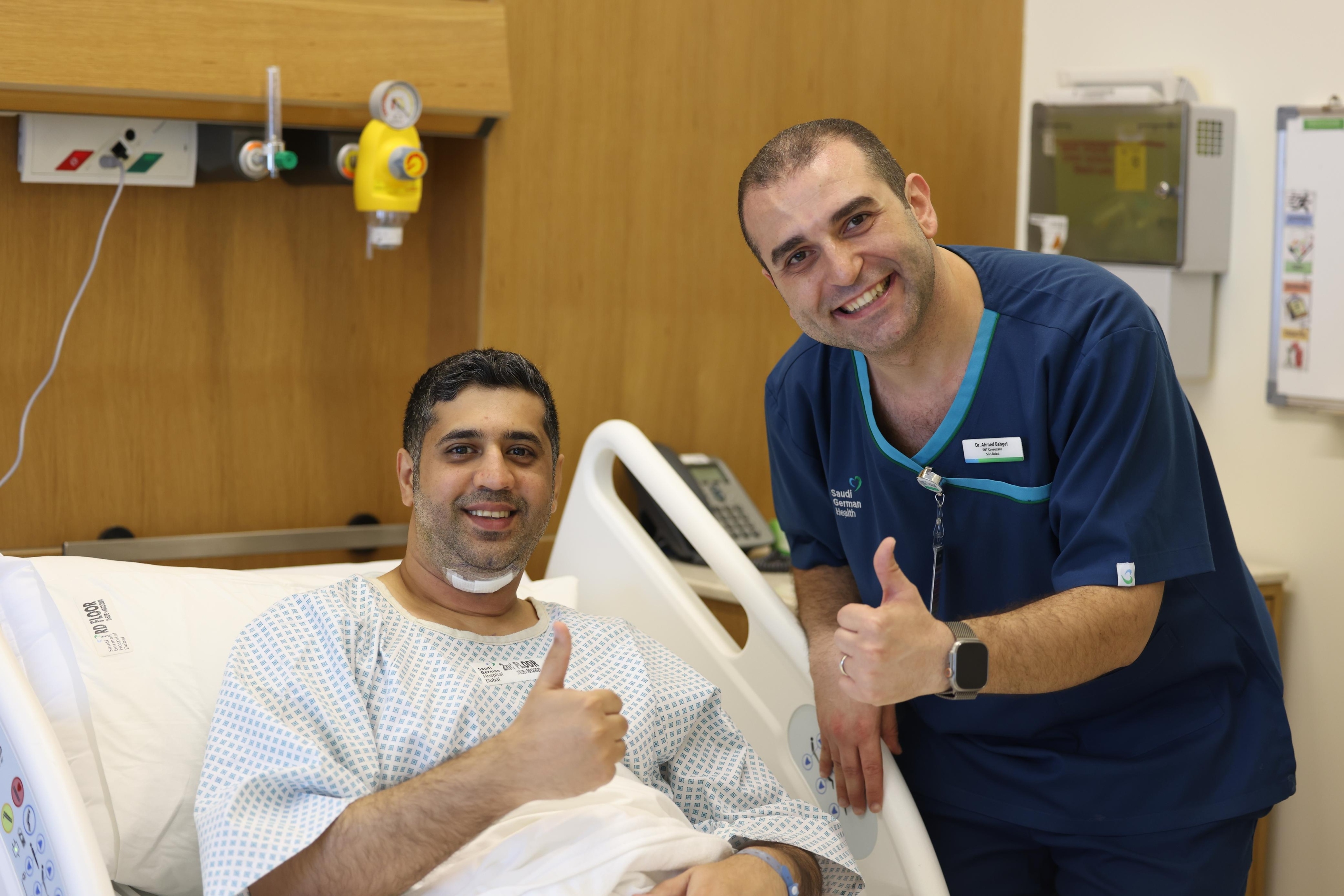 المستشفى السعودي الألماني دبي ينجح في زراعة أول جهاز لعلاج انقطاع التنفس أثناء النوم في الشرق الأوسط وأفريقيا