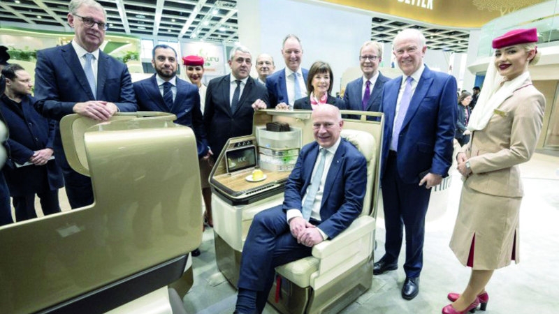 «طيران الإمارات» تستعرض «إيرباص A350» في معرض برلين للسياحة والسفر