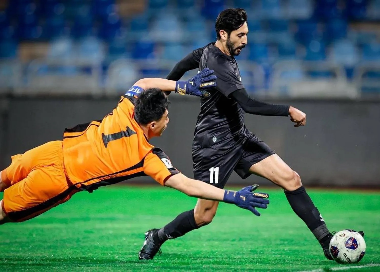 النعيمات يتقدم للأردن وكوريا الشمالية تتعادل بركلة جزاء