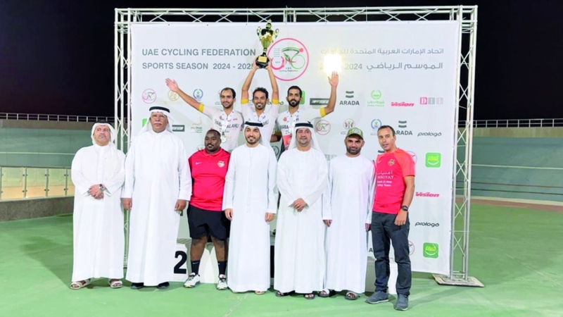 شباب الأهلي يسيطر على سباق الأومنيوم في بطولة المضمار