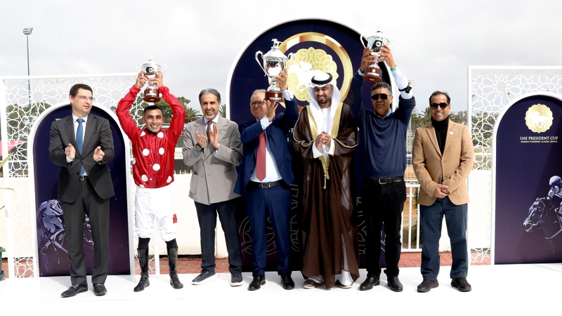 المُهر «براق» يحرز لقب كأس رئيس الدولة للخيول العربية في المغرب