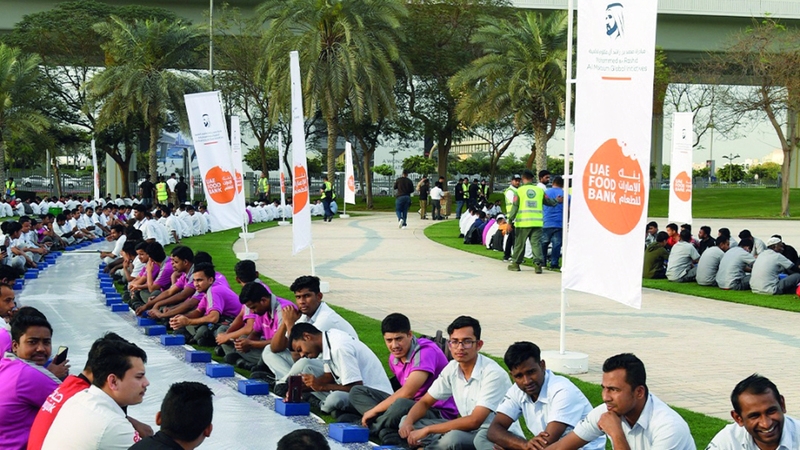 بنك الإمارات للطعام يوزع 8 ملايين وجبة ضمن «بالعطاء نجتمع»