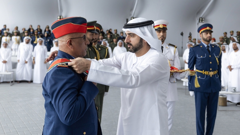 حمدان بن محمد: قواتنا المسلحة نبض عزة الوطن ودرعه الحصين