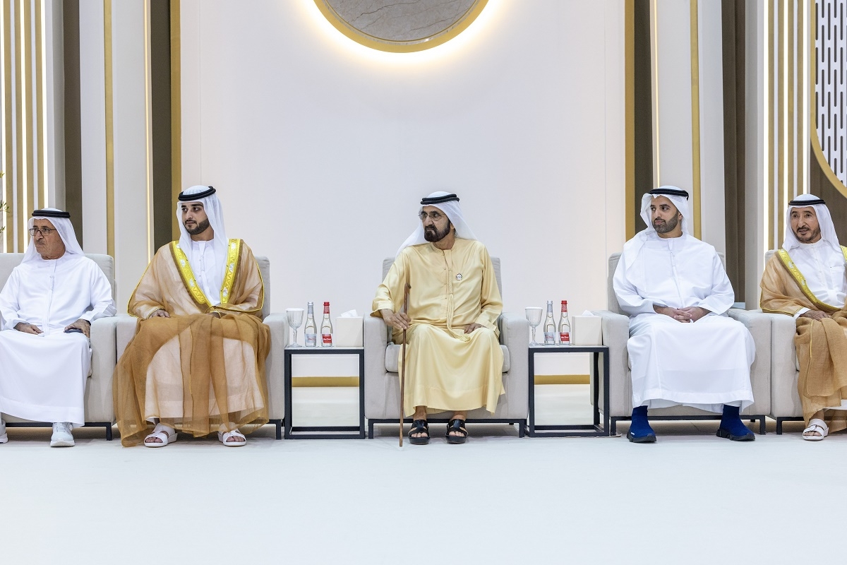 محمد بن راشد يحضر أفراح آل مكتوم