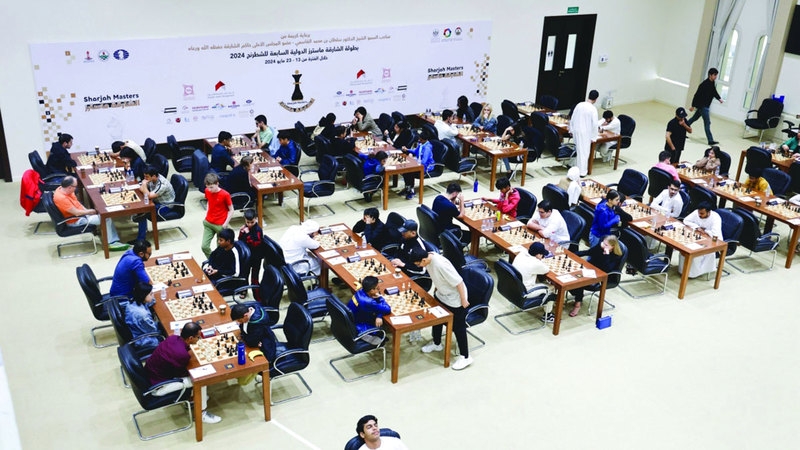 «دولية الشارقة لأساتذة الشطرنج» تنطلق اليوم بمشاركة 350 لاعباً