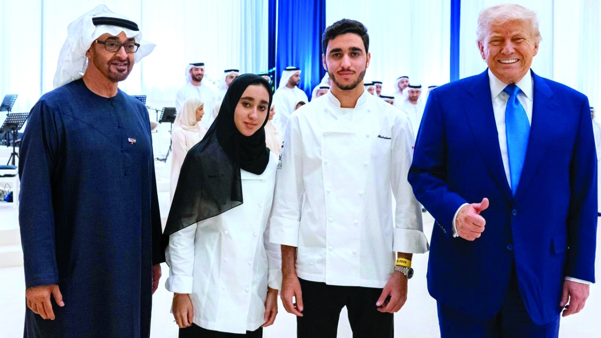 أعدّا العشاء الرسمي لرئيس الدولة وترامب التوأم عبدالرحمن وميثاء الهاشمي.. 3 أطباق فاخرة بنكهة الإمارات