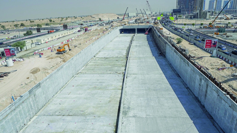 «طرق دبي» تُنجز 70% من مشروع تطوير شارع أم سقيم