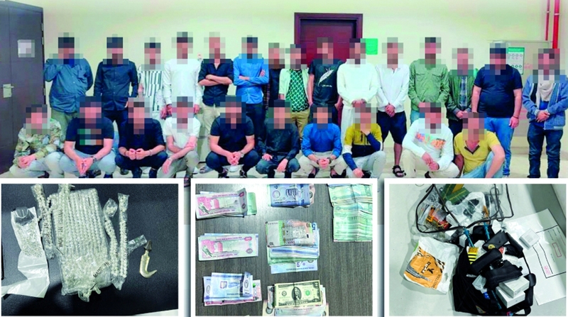ضبط تشكيل عصابي يضم 41 متسولاً يقطنون في فندق
