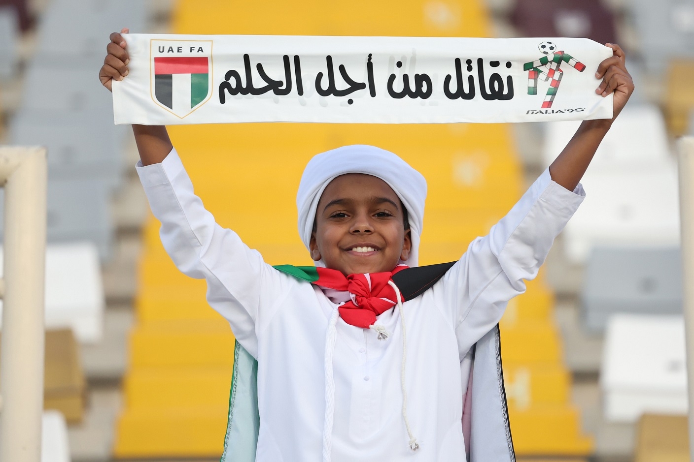 «حلم وطن» و«عيال زايد قدها» و«قاتلوا من أجل الحلم» تزين استاد آل نهيان