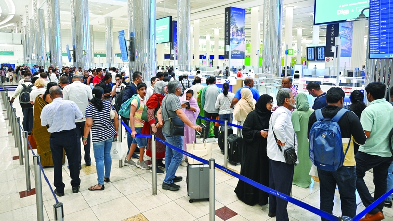 250 ألف مسافر عبر مطار دبي يومياً خلال موسم الصيف