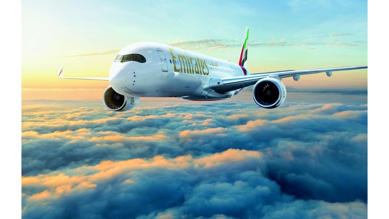 «طيران الإمارات» تتسلّم سادسة طائرات «إيرباص A350» الجديدة