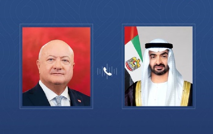 رئيس الدولة ومستشار النمسا يبحثان هاتفياً التطورات الإقليمية