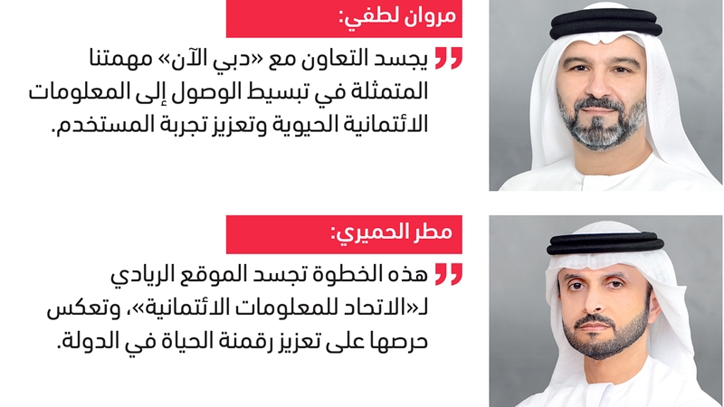 «المعلومات الائتمانية» تتيح التقرير والتقييم الائتماني عبر «دبي الآن»