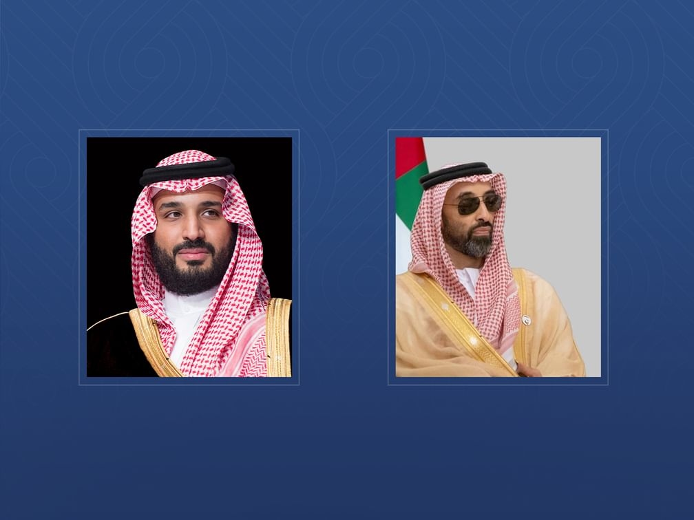 ولي العهد السعودي يستقبل طحنون بن زايد