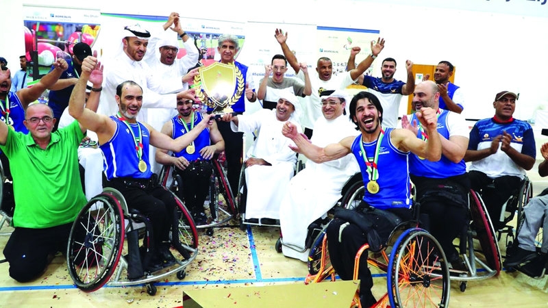 «دبي لأصحاب الهمم» يحتفظ بلقب دوري سلة الكراسي «3 ضد 3»