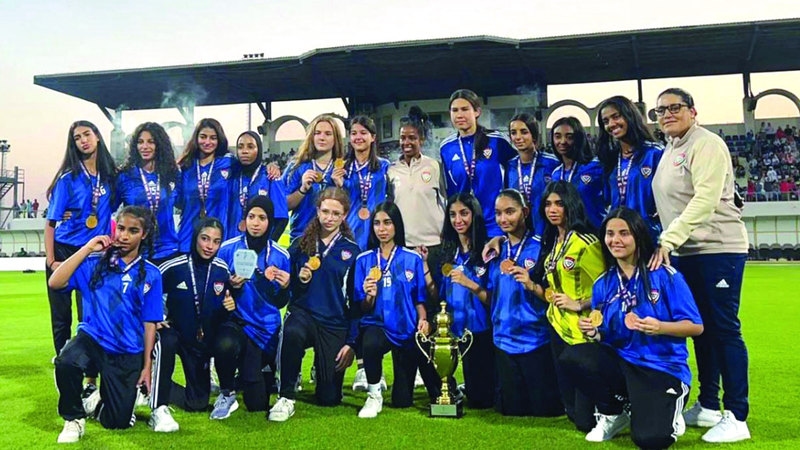 15لاعبة في قائمة منتخب الإمارات للسيدات تحت 17