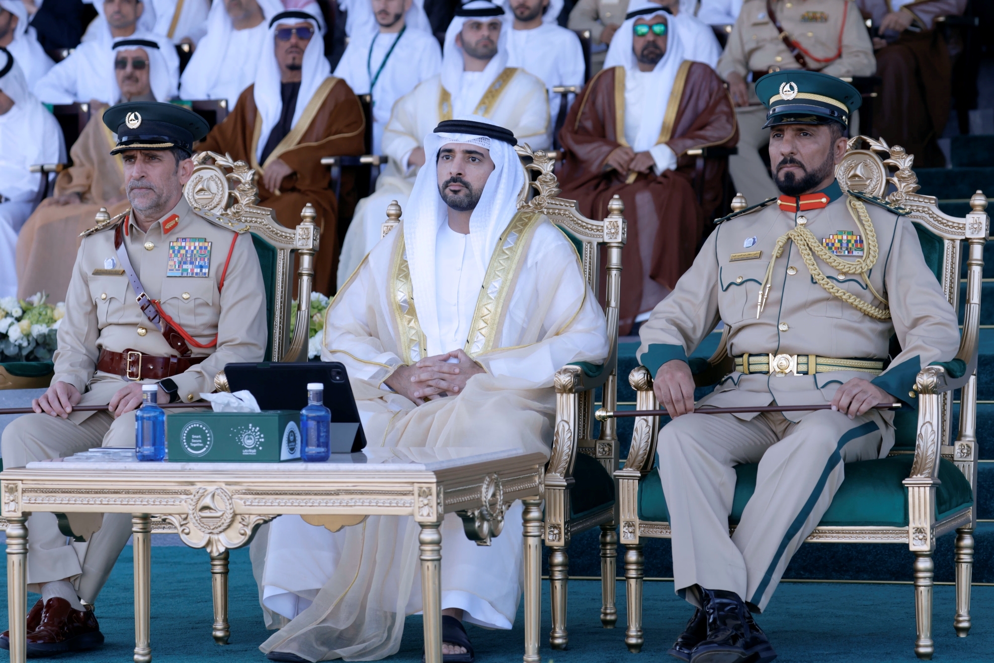 Hamdan bin Mohammed attends graduation ceremony at the Dubai Police Academy