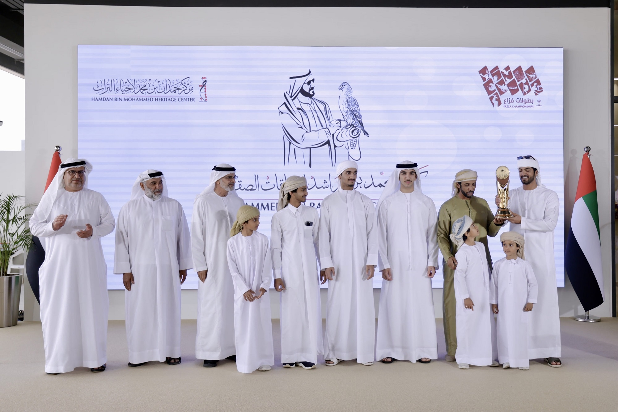 Mohammed bin Rashid bin Mohammed bin Rashid crowns winners of the Mohammed Bin Rashid Falconry Cup