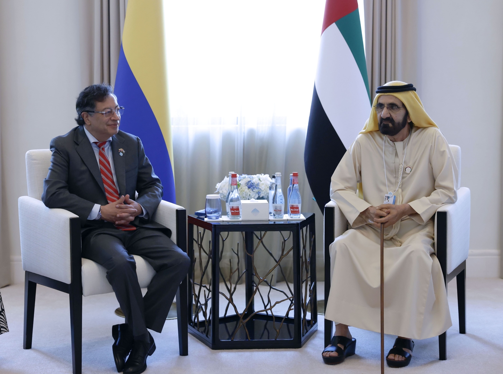 Mohammed bin Rashid meets with President of Colombia at World Governments Summit 2025