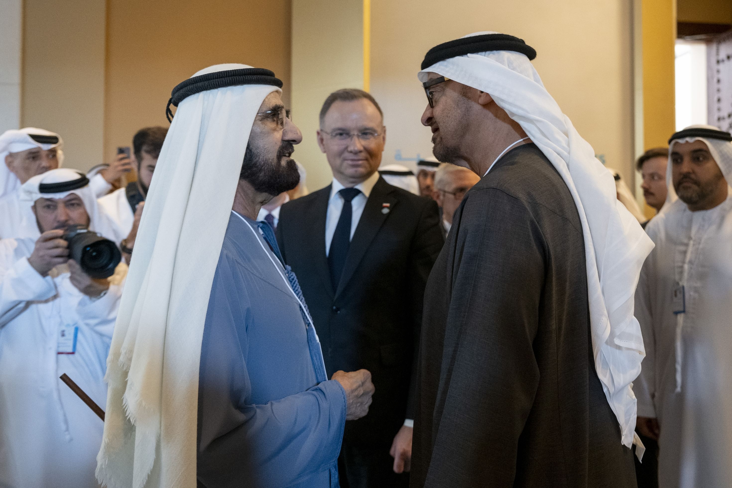 UAE President meets leaders, delegation heads attending World Governments Summit 2025