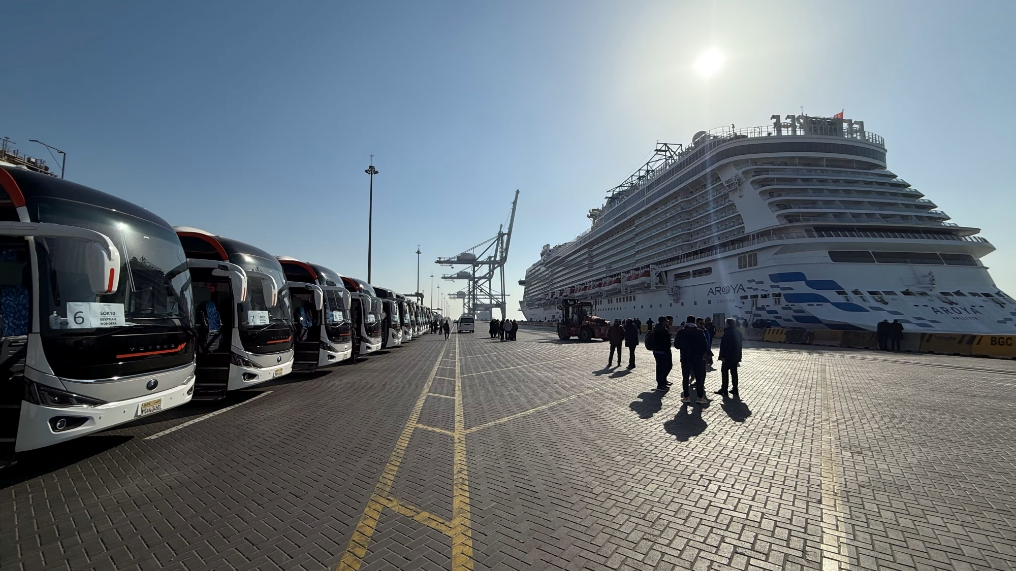 DP World Sokhna welcomes the first passenger vessel of 2025