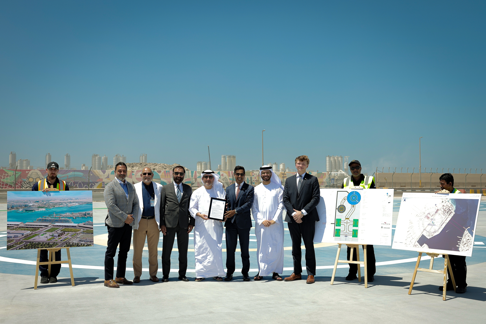 UAE GCAA Grants Design Acceptance for World's First Hybrid Heliport at Abu Dhabi Cruise Terminal at Zayed Port