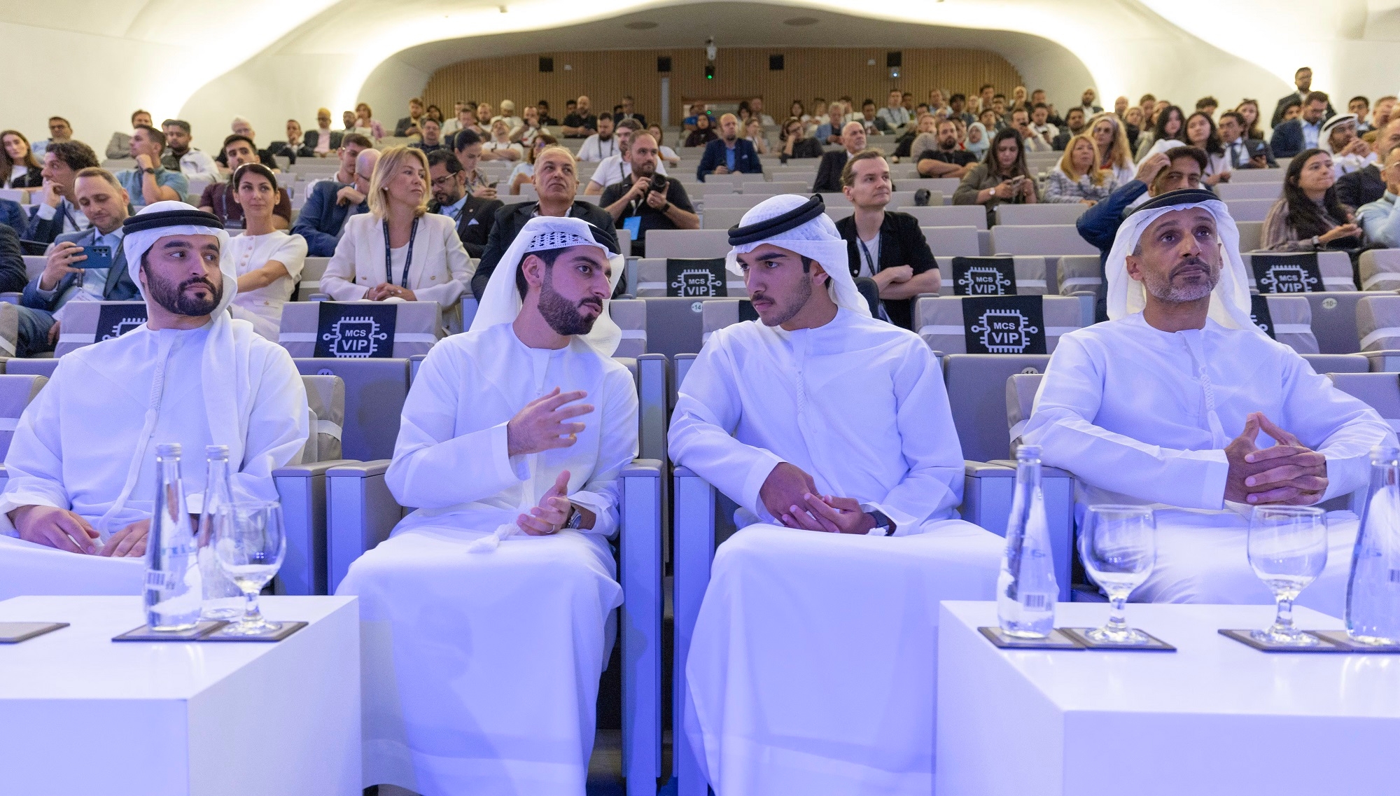 Mohammed bin Rashid bin Mohammed bin Rashid Al Maktoum attends opening of Machines Can See Summit