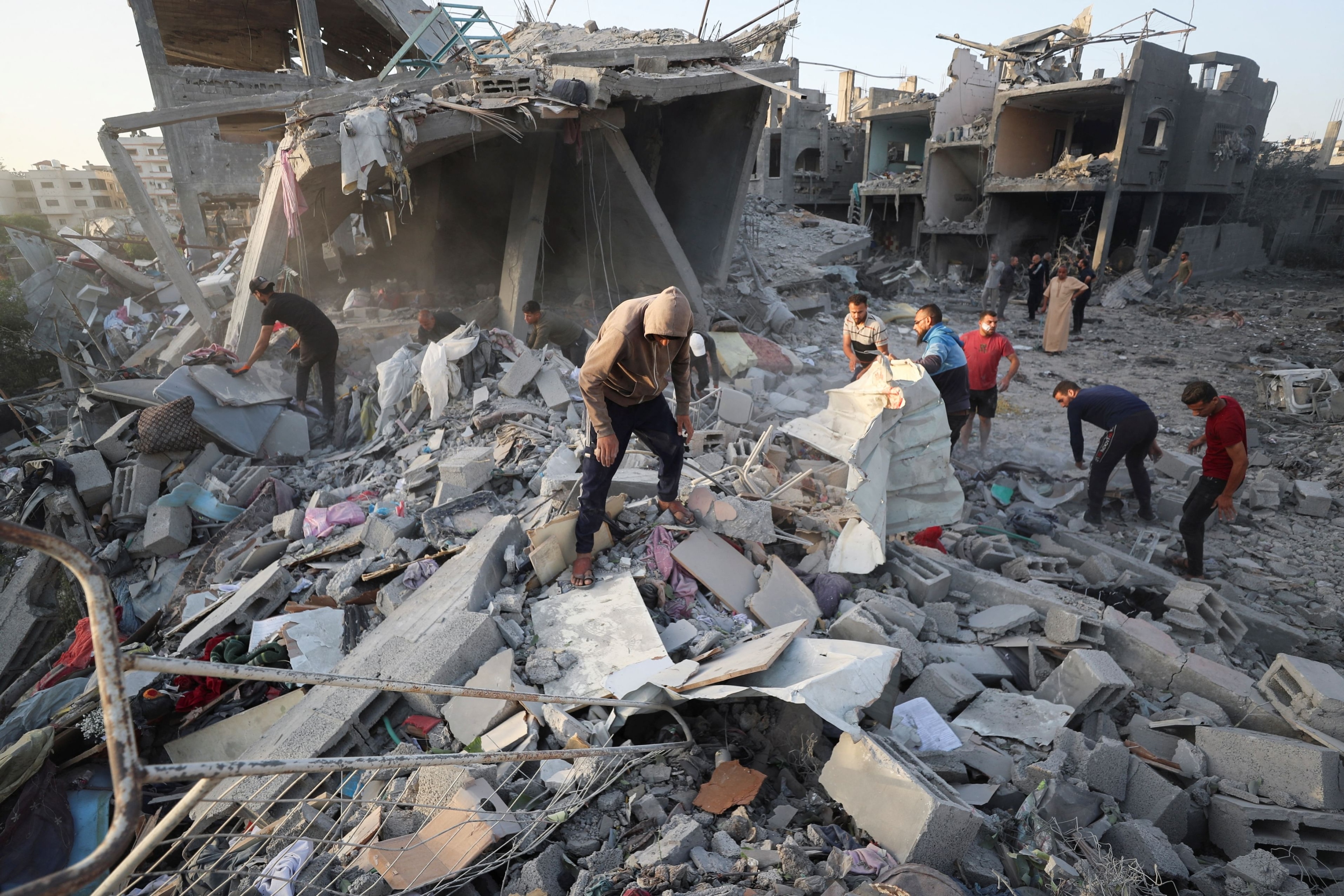 Israeli airstrikes kill at least 65 in Gaza