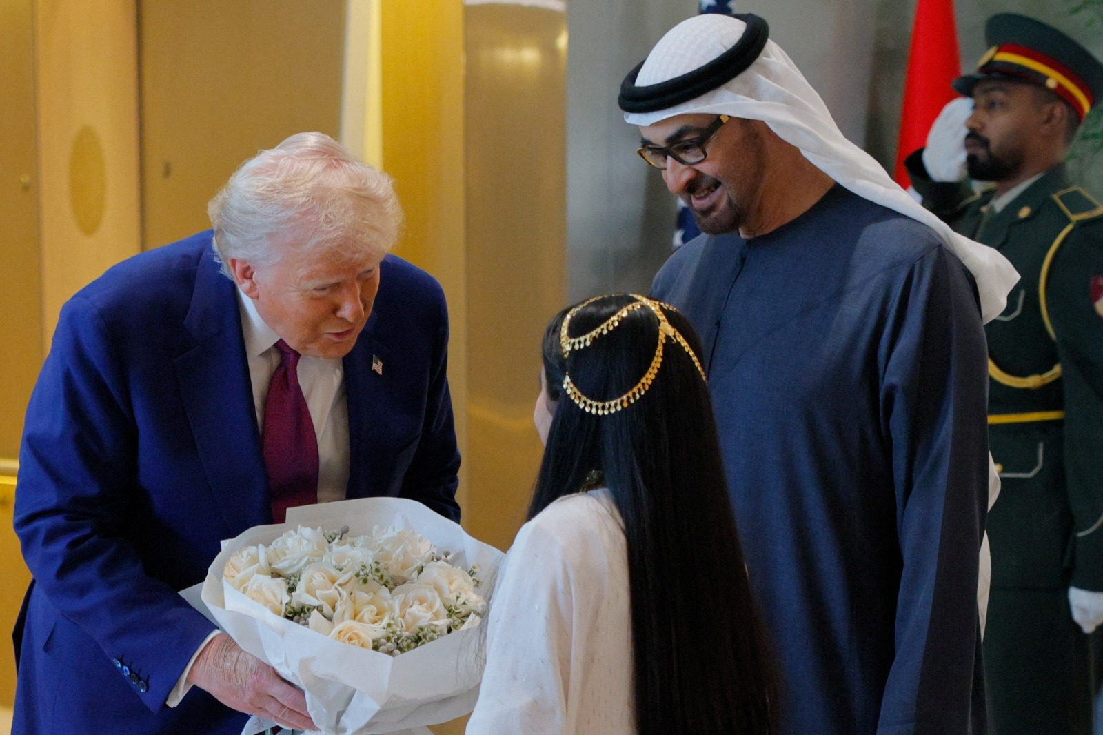UAE President welcomes US President Trump upon arrival in Abu Dhabi on state visit to UAE