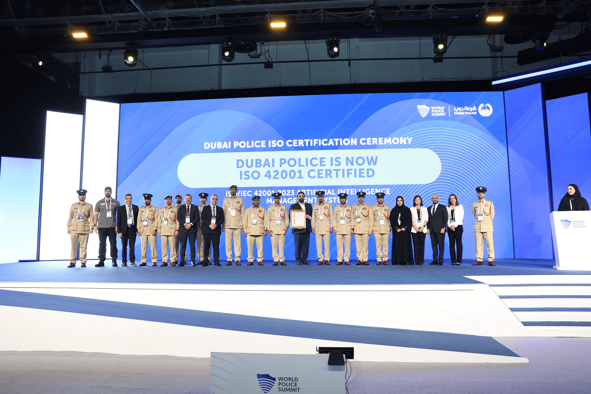 Dubai Police Awarded ISO Certification for Artificial Intelligence Management System