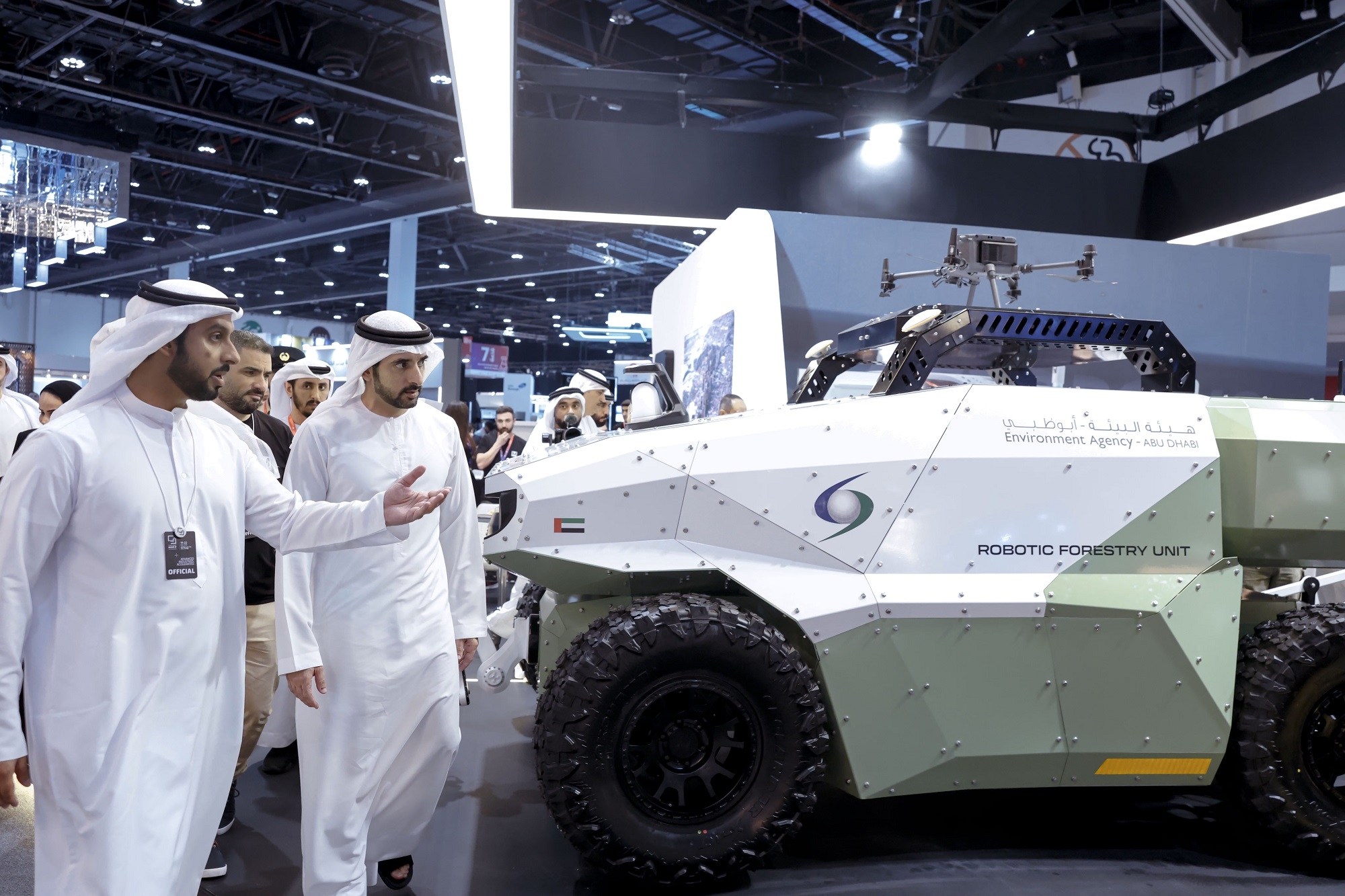 Hamdan bin Mohammed visits ‘Make it in The Emirates 2025' in Abu Dhabi