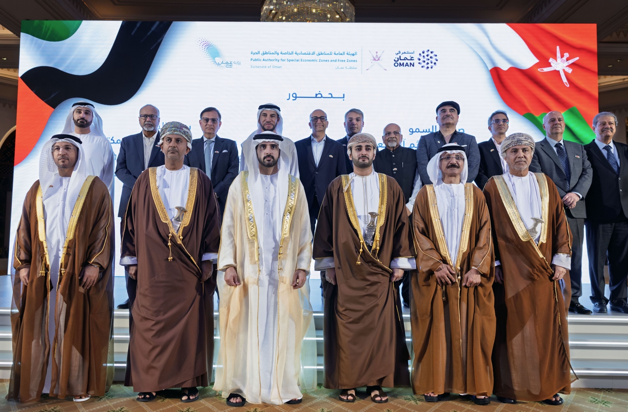 Hamdan bin Mohammed witnesses signing of agreement to develop, operate Phase One of Al Rawdah Special Economic Zone in Al Buraimi Governorate