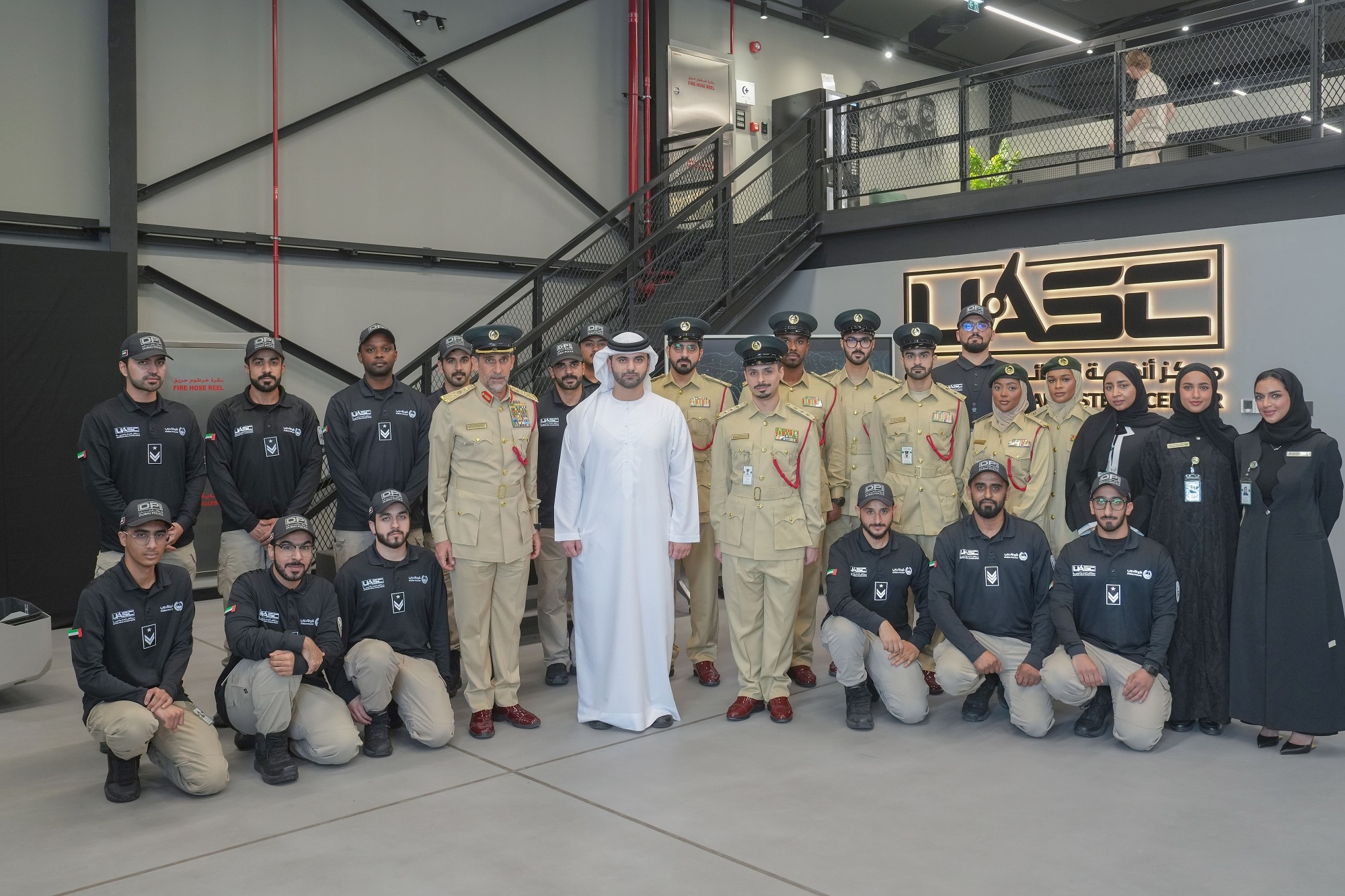 Mansoor bin Mohammed reviews Dubai Police's UASC operations