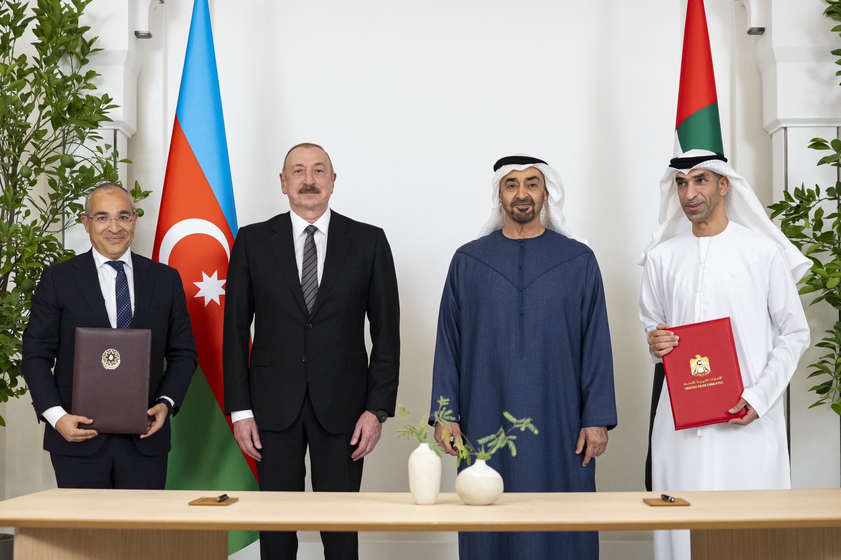 UAE, Azerbaijan Presidents witness signing of Comprehensive Economic Partnership Agreement