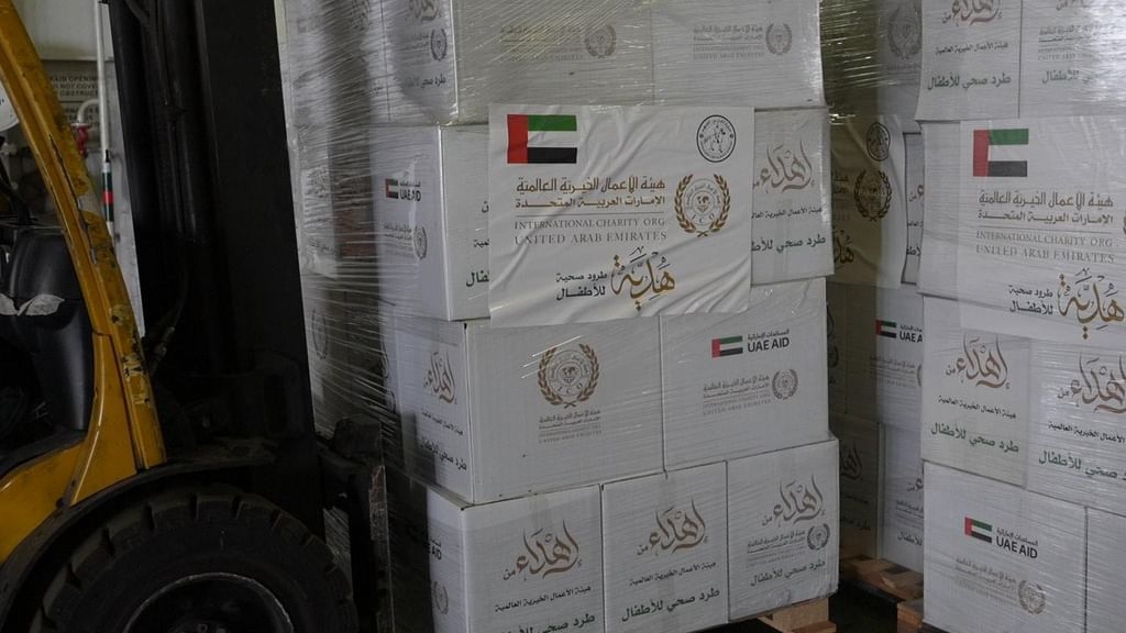 ‘Operation Chivalrous Knight 3' begins loading of 'Khalifa' aid ship for Gaza