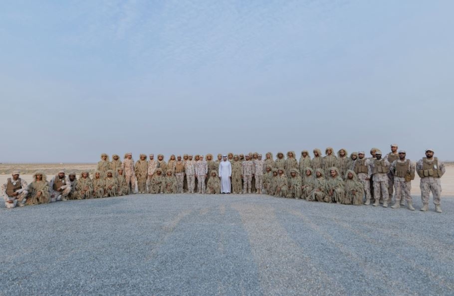 Hamdan bin Mohammed witnesses display of skills of National Service Programme recruits
