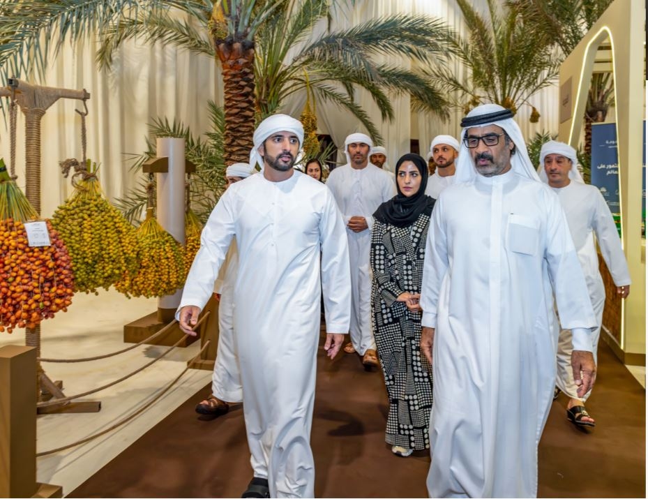 Hamdan bin Mohammed visits ‘Dubai Dates' exhibition