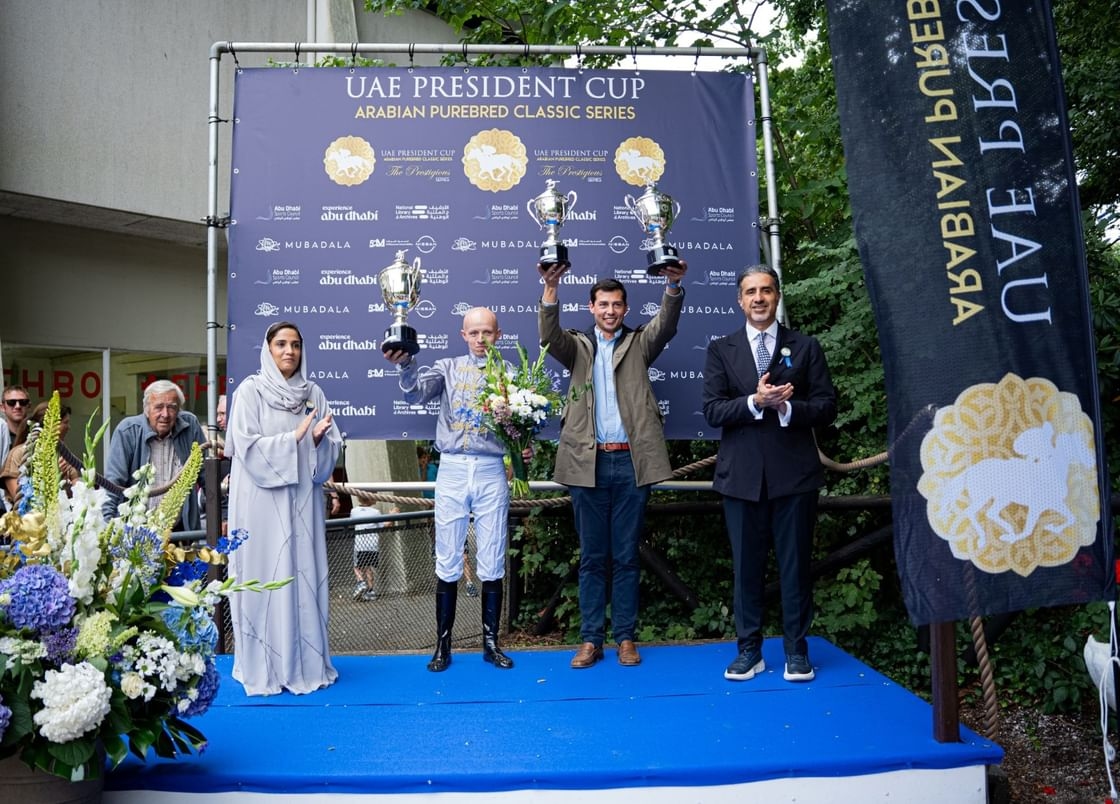 Afjan claims victory at UAE President's Cup for Purebred Arabian Horses in Netherlands