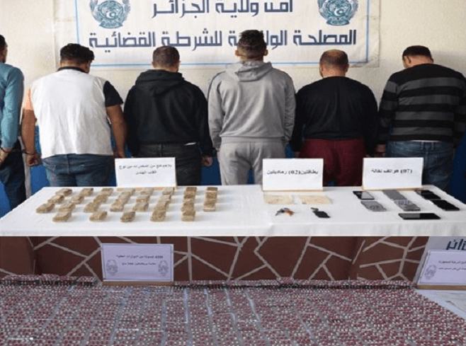 شرطة العاصمة تحجز قرابة 8 آلاف قرص مؤثر عقلي