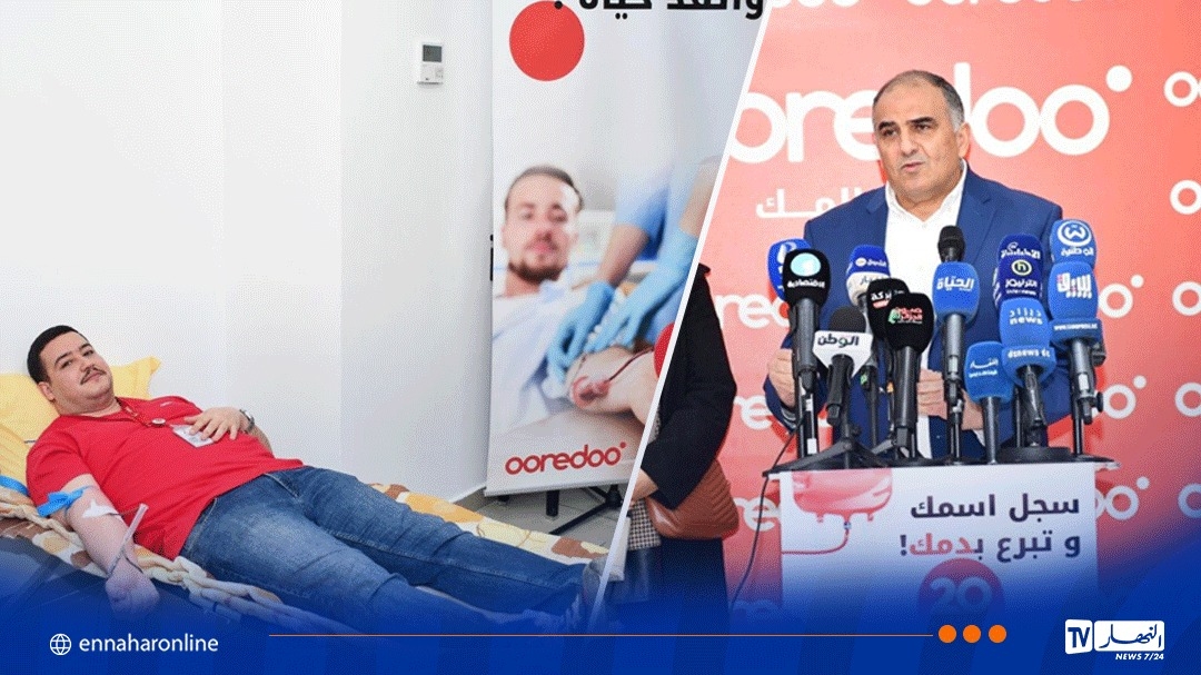 عمالOoredoo يتجندون لعملية التبرع بالدم
