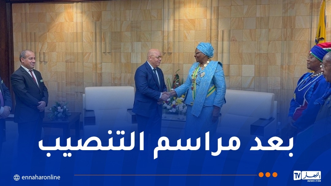 ربيقة يُستقبل من طرف رئيسة جمهورية ناميبيا
