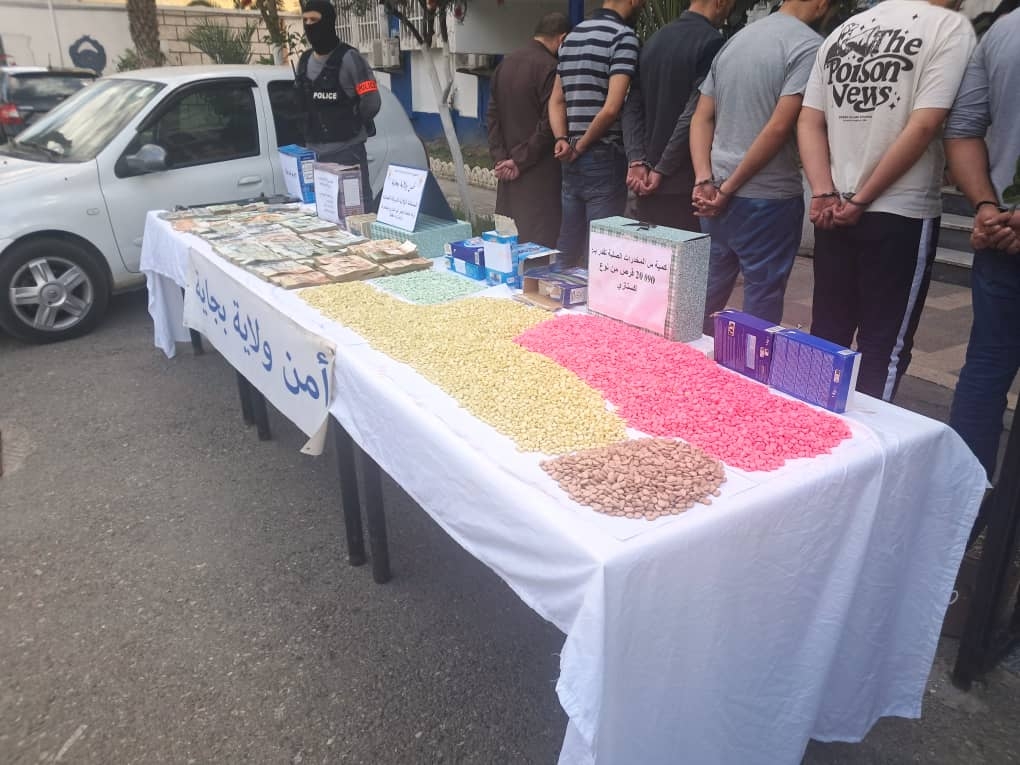 بجاية: إحباط محاولة إدخال أكثر من 20 ألف حبة إكستازي عبر الميناء
