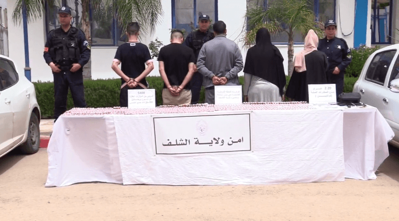 الشلف: توقيف 5 أشخاص من بينهم إمرأتين يُروّجون المهلوسات والكوكايين